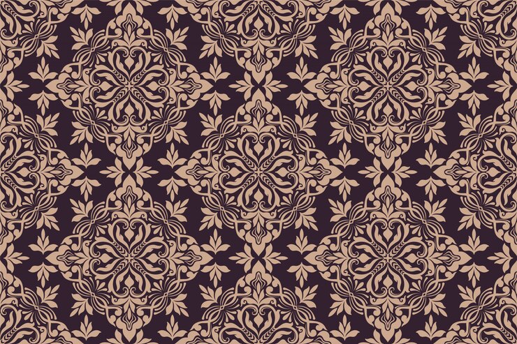 Free Vector ornament floral seamless pattern