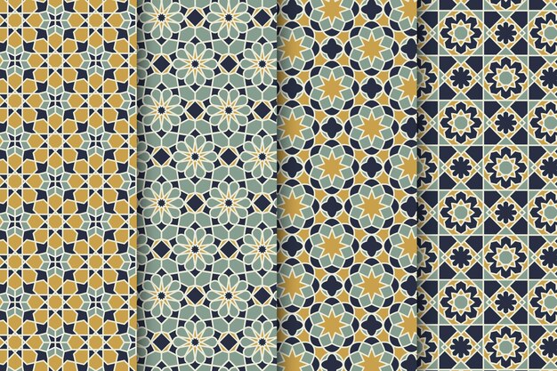 Ornamental arabic pattern collection