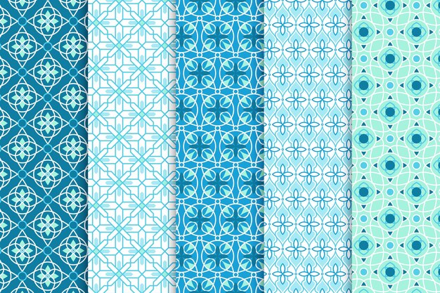 Ornamental arabic pattern collection