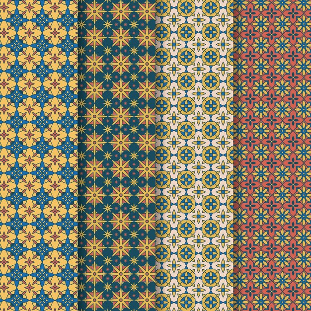 Ornamental arabic pattern collection