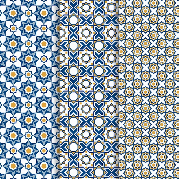 장식용 아랍어 패턴 컬렉션