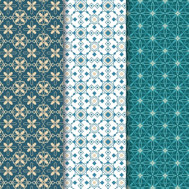 Ornamental arabic pattern collection