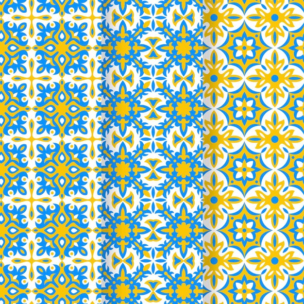 Ornamental arabic pattern collection