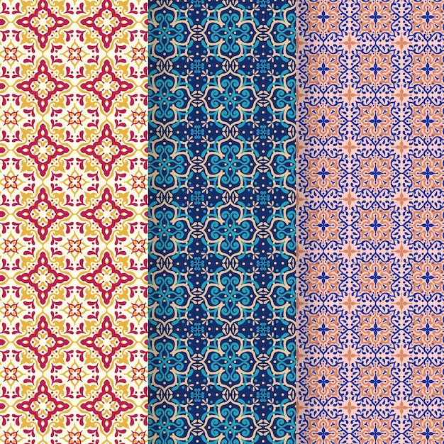 Ornamental arabic pattern collection