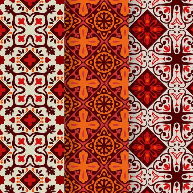 Ornamental arabic pattern collection