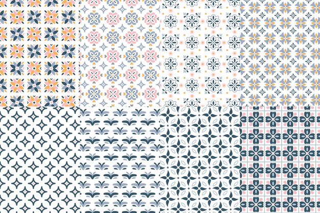 Ornamental arabic pattern collection