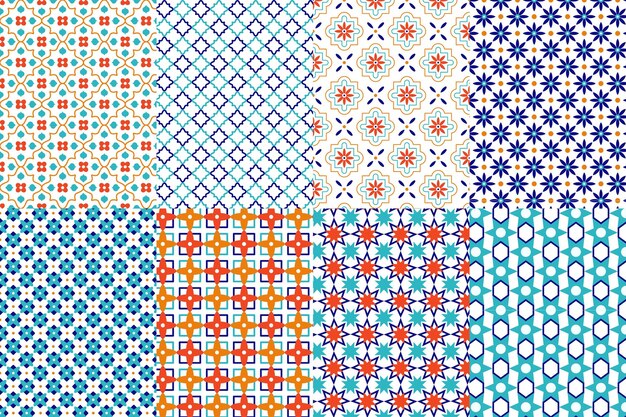 Ornamental arabic pattern collection