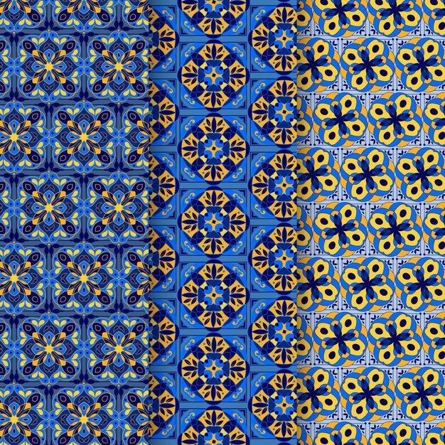 Ornamental arabic pattern collection