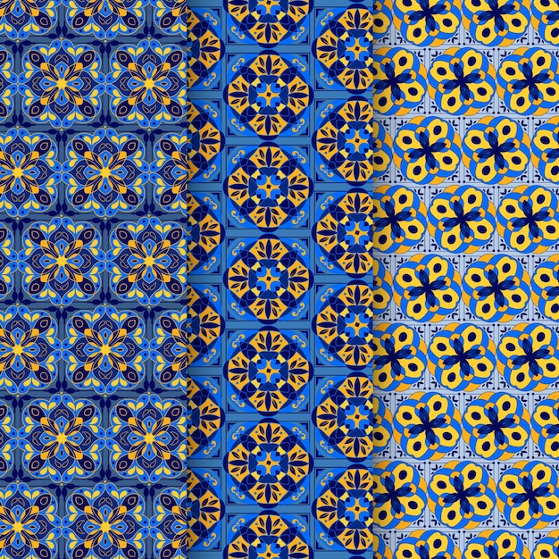 Ornamental arabic pattern collection