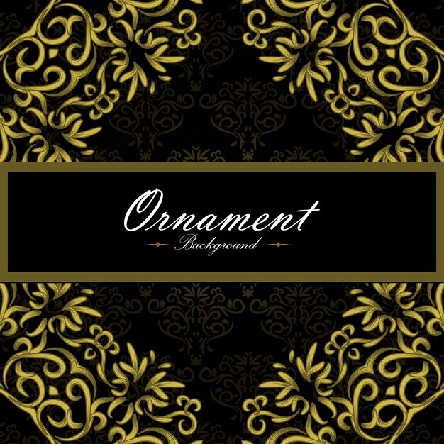 Ornamental background design