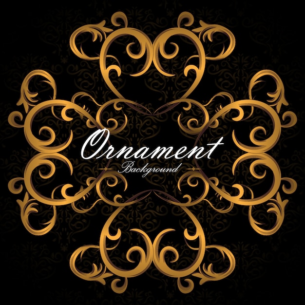 Ornamental background design