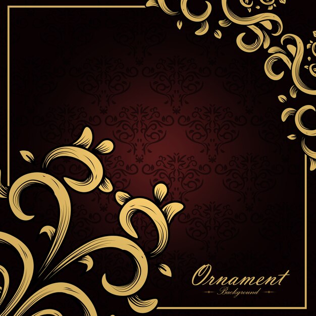 Ornamental background design