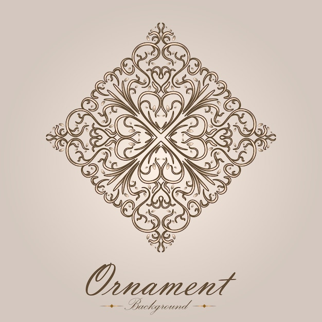 Ornamental background design