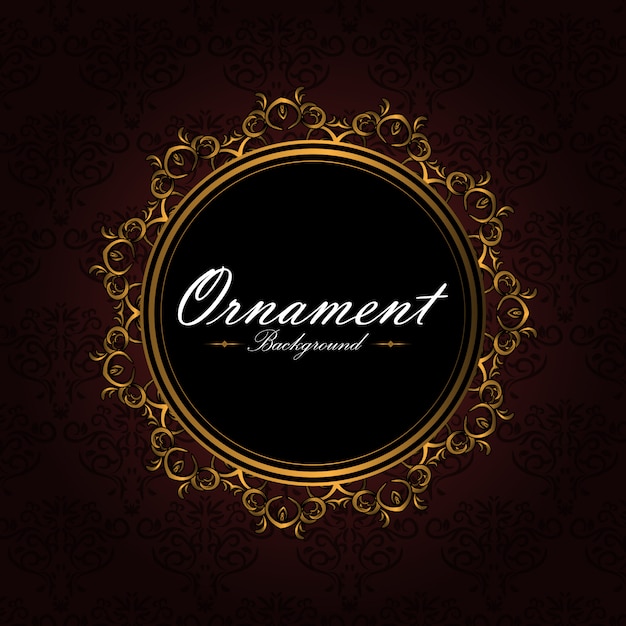 Ornamental background design