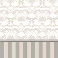 Free vector ornamental background with stripes