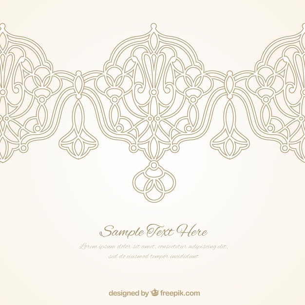 Free vector ornamental background