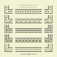 Free vector ornamental certificate border