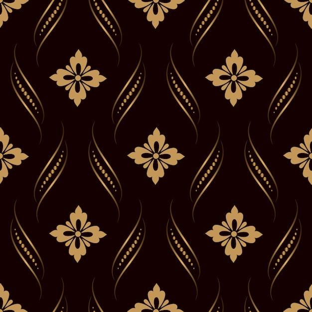 ornamental damask seamless pattern 