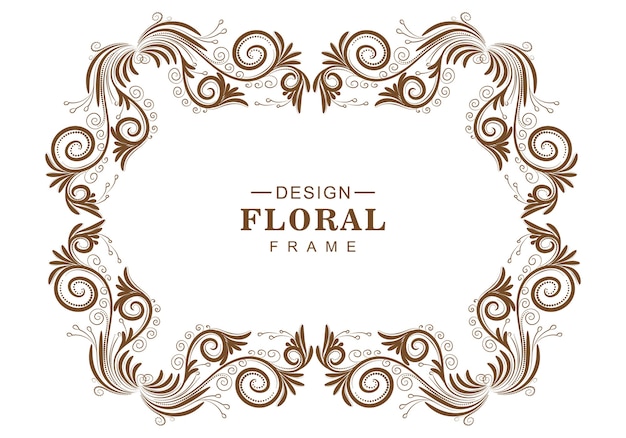 Cornice floreale decorativa ornamentale