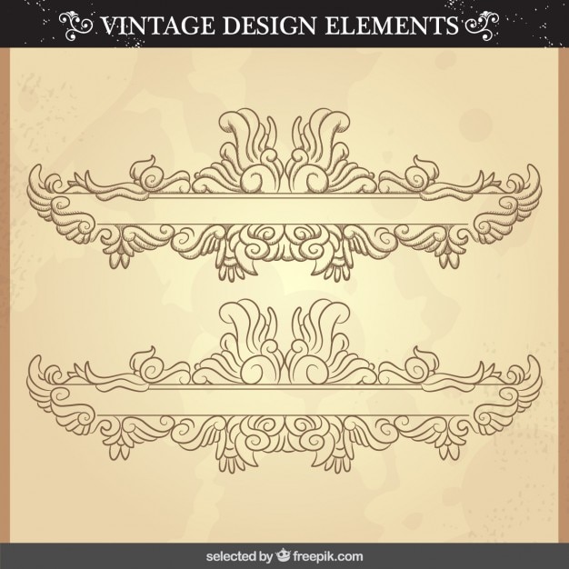 Free vector ornamental design element