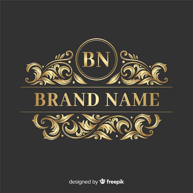 Ornamental elegant logo