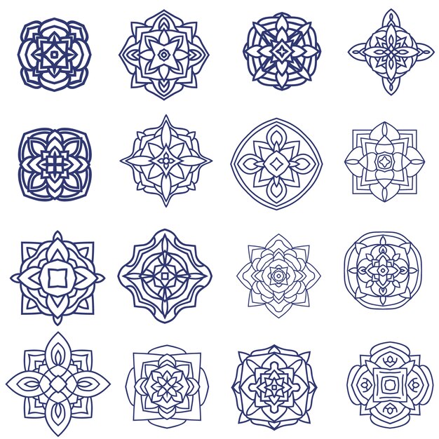 Ornamental elements collection