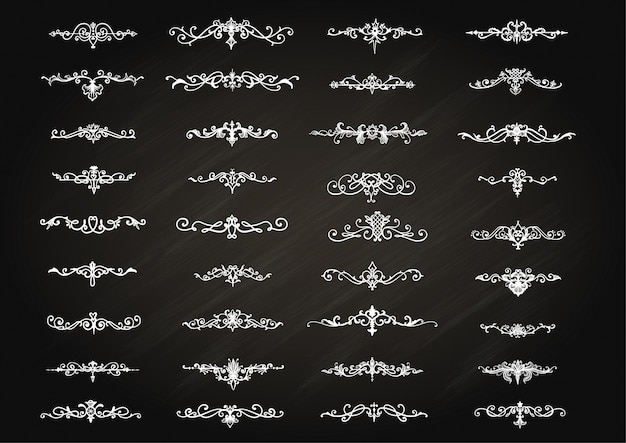 Free vector ornamental elements collection