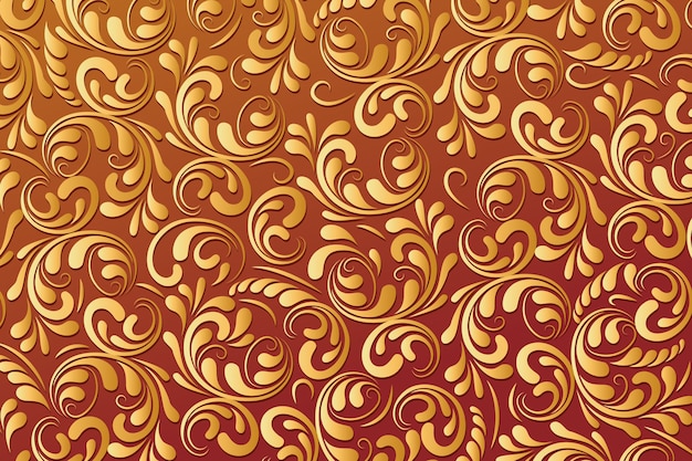 Ornamental floral abstract background
