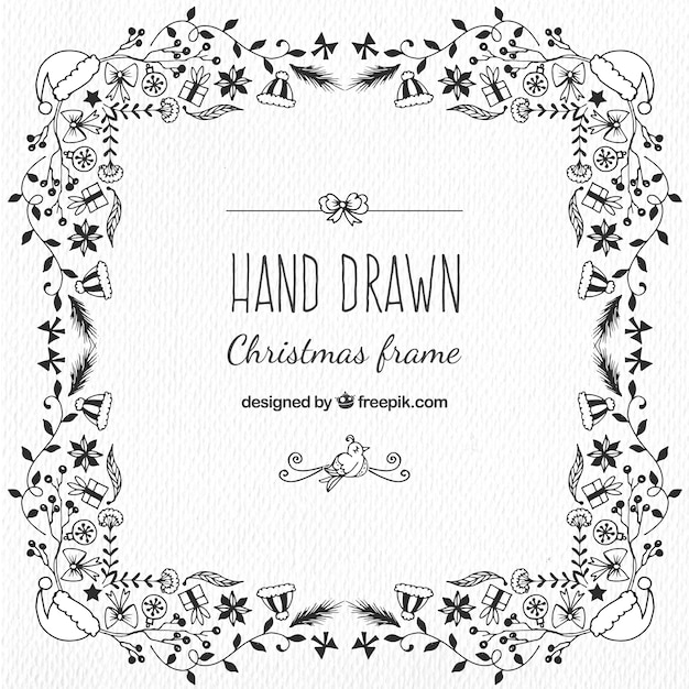 Free vector ornamental floral frame