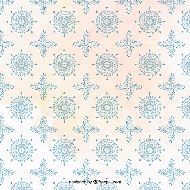 Free vector ornamental floral shapes pattern