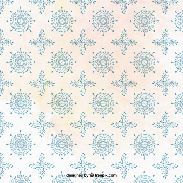 Ornamental floral shapes pattern