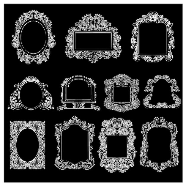 Ornamental frame collection