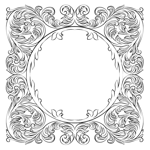 Ornamental frame design