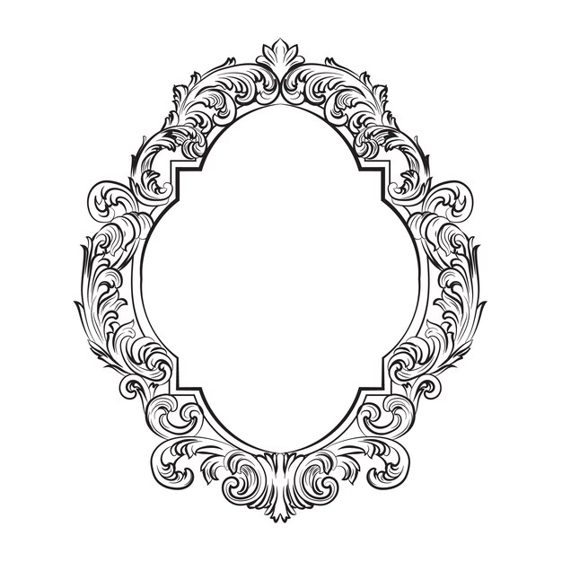 Ornamental frame design