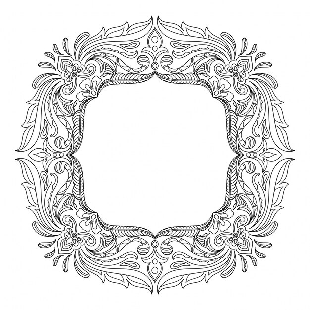 Ornamental frame design