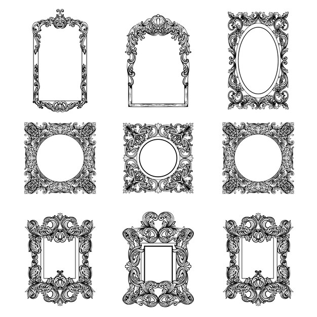 Ornamental frames collection