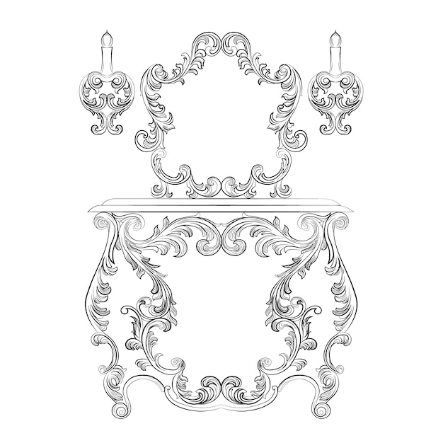 Ornamental furniture design