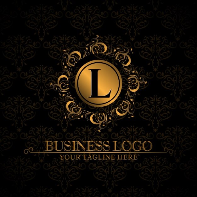 Free Vector ornamental logo template design