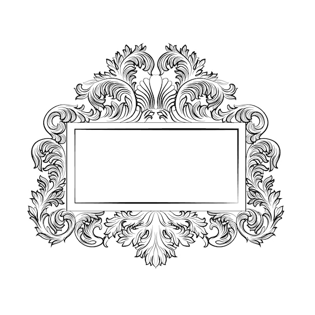 Ornamental luxury frame