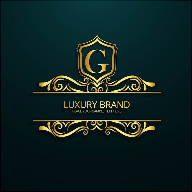 Download Free Ornamental Luxury Letter G Logo Vector - Download SVG ...