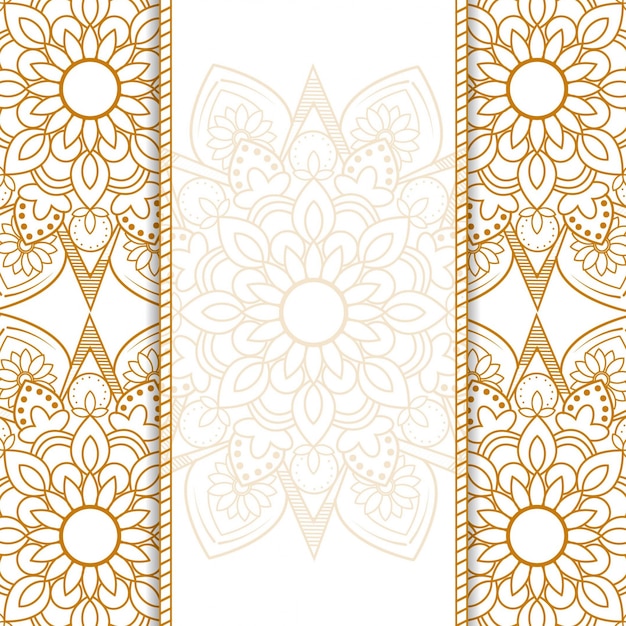 Ornamental mandala background