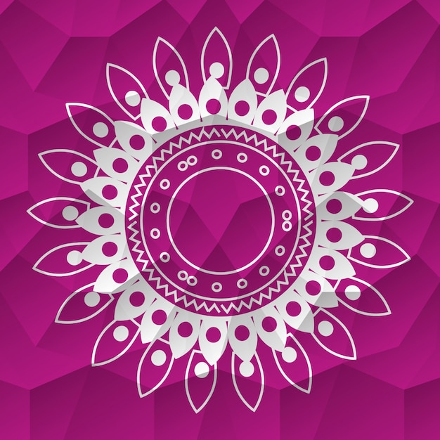 Free vector ornamental mandala