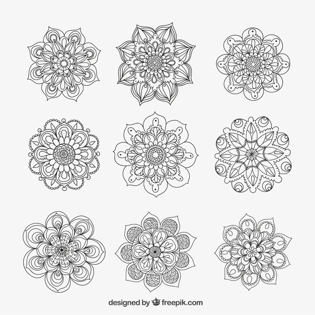 Ornamental mandalas