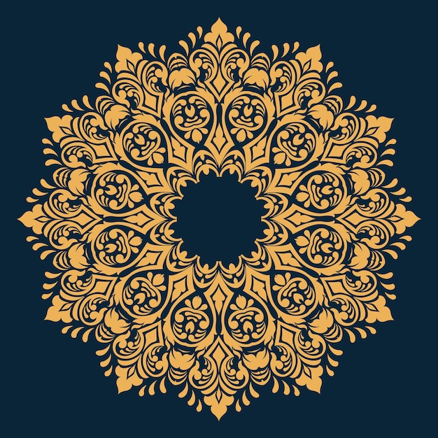 орнаментальное круглое кружево с элементами дамаска и арабески.