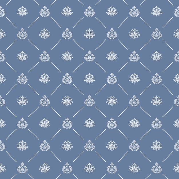 Free vector ornamental royal wedding seamless background. endless pattern, texture  decorative, vector illustration