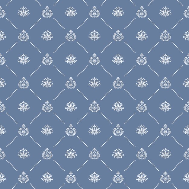 Ornamental royal wedding seamless background. Endless pattern, texture  decorative, vector illustration