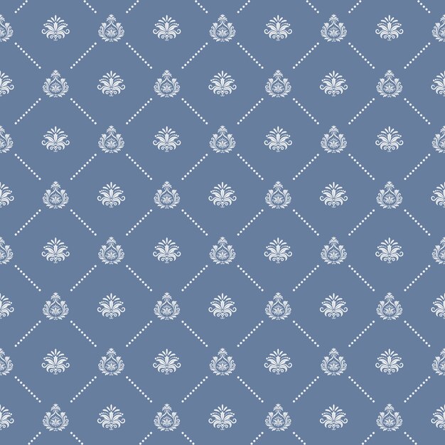 Ornamental royal wedding seamless background. Endless pattern, texture  decorative, vector illustration