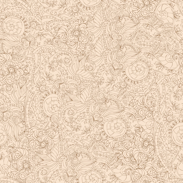 Free Vector ornamental seamless pattern