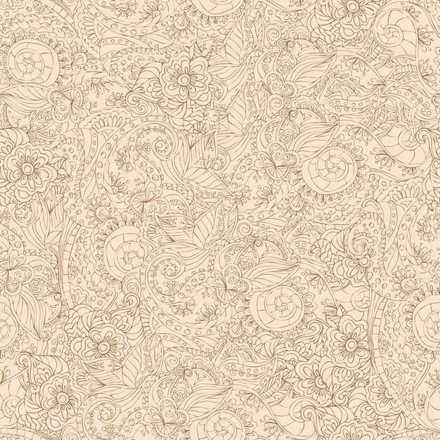 Ornamental seamless pattern