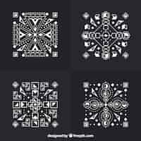 Free vector ornamental tattoo collection